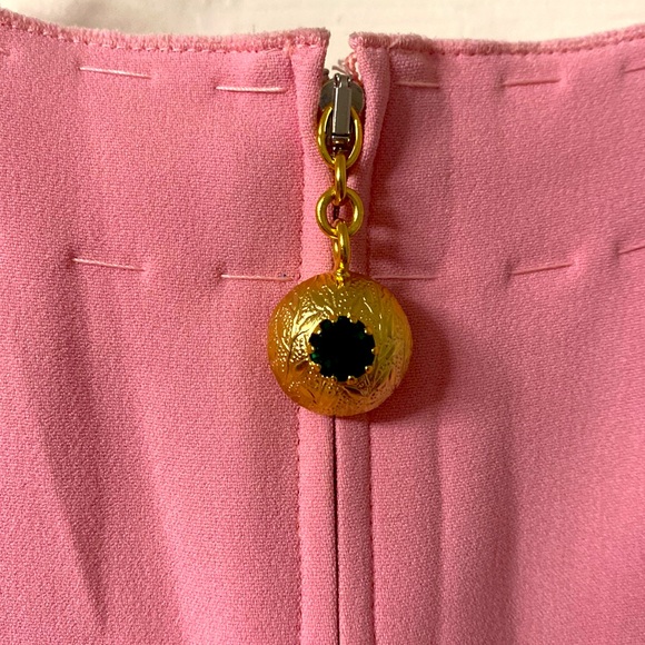 Dolce & Gabbana Pink Mini Sheath Sleeveless Dress With Back Zipper Vintage - Picture 4 of 8